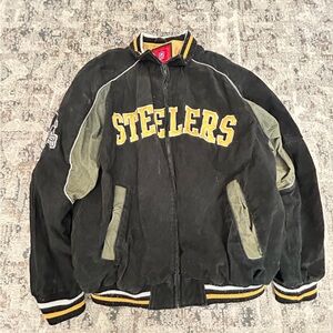 Vintage Steelers bomber jacket